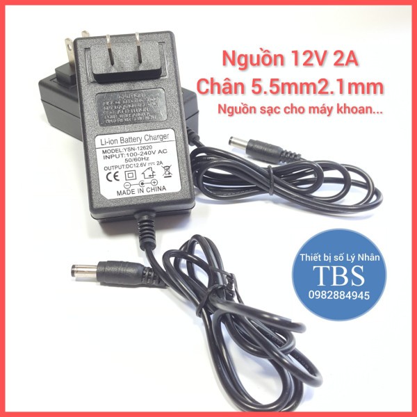 Nguồn 12V và nguồn 8.4V chân tròn 5,5mm*2.1mm nhiều lựa chọn