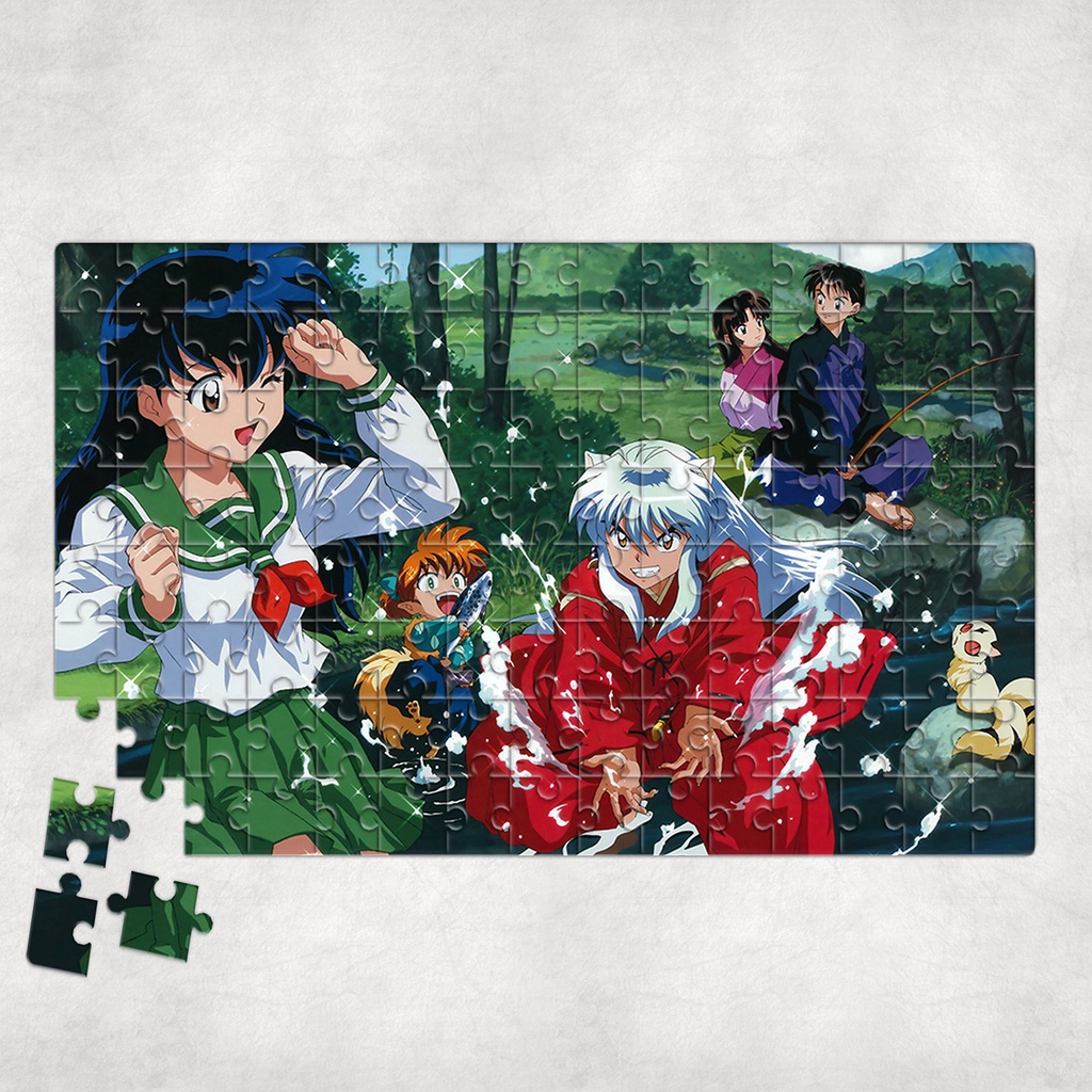 Tranh ghép hình INUYASHA - Mẫu 1 - Nhận in theo yêu cầu