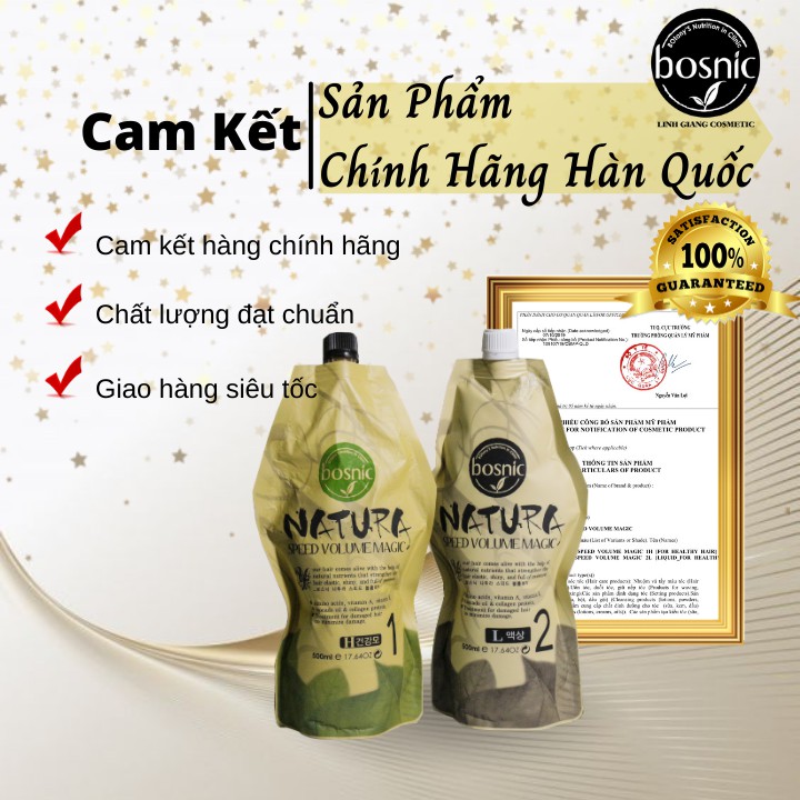 Kem Uốn Duỗi Đa Năng NATURA BOSNIC 500ML