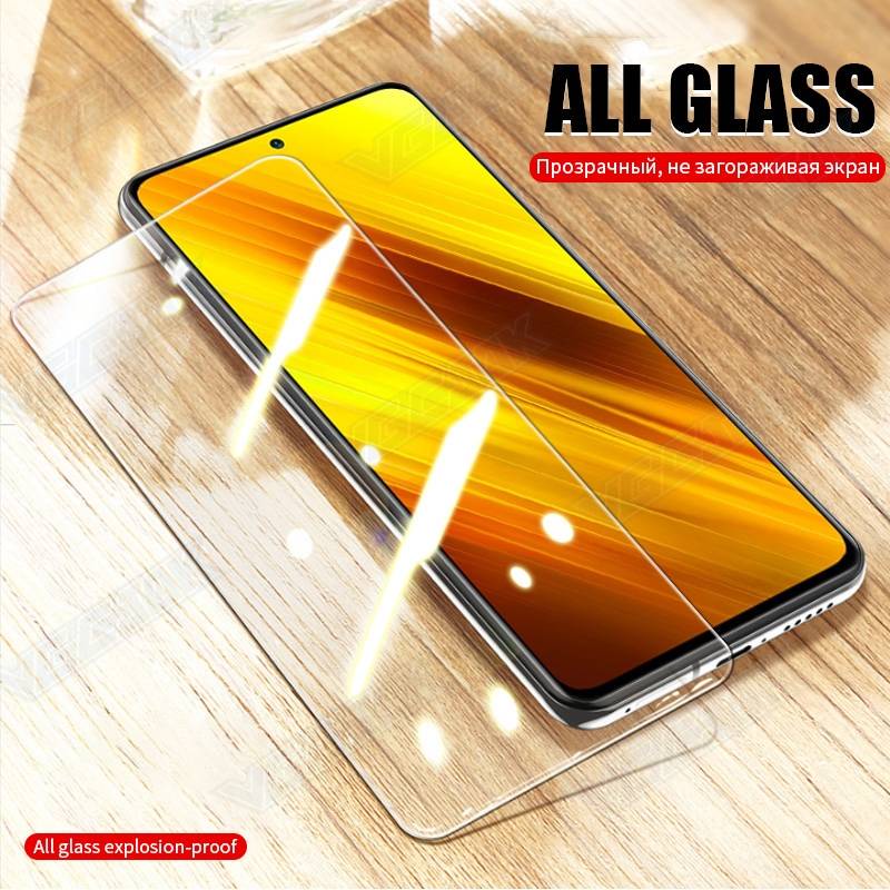 Ốp điện thoại kính cường lực 9H cho Xiaomi Mi Mix 2S Max 2 3 Mi 8 SE Lite Poco X3 NFC F1 F2 Pro