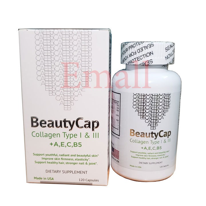 Viên uống đẹp da Collagen +AEC B5 Beauty Cap USA