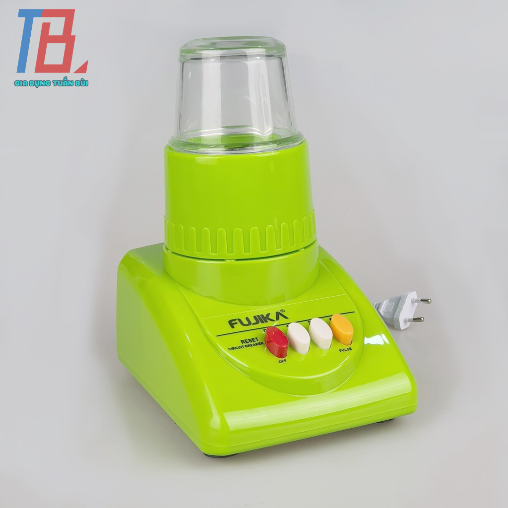 Máy xay sinh tố Fujika FJ-9 dung tích 1.2L và cối xay khô nhỏ 0.3L, công suất 300W, màu ngẫu nhiên - Hàng chính hãng