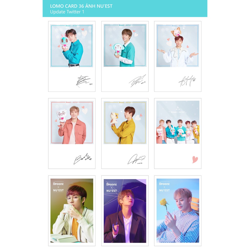 Lomo Card NU'EST - Update Twitter 1 ( 36 ảnh)