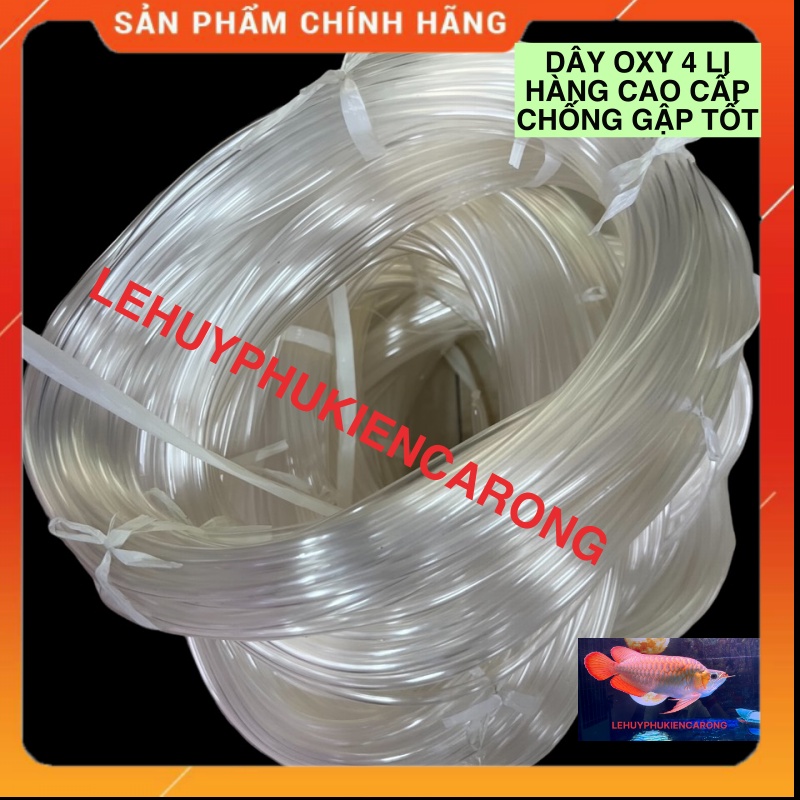 Cuộn Dây Oxy 4Li 5Li Chống Gập - Cuộn 30 Mét Giành Cho Máy Sủi Hồ Cá