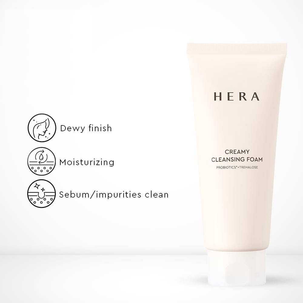 HERA Relaxing Deep Cleansing Oil 200ml / Creamy Cleansing Foam 200g / Refreshing Tonic Cleansing Water 200ml/ Perfecting Eye and Lip Remover 125ml