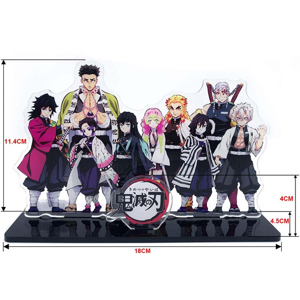 1 mô hình nhân vật Tanjiro Kamado Tomioka Yiyong Nidouzi bằng acrylic dễ thương để bàn trang trí