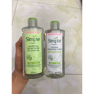 {giá sỉ - hàng chuẩn} Sữa rửa mặt Simple 150ml