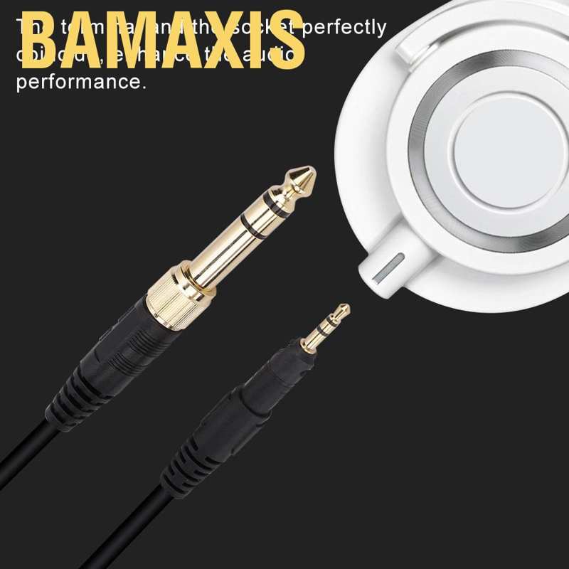 Bamaxis 160CM 3.5mm Jack DIY Earphone Audio Cable Headphone Repair Replacement Wire Cord