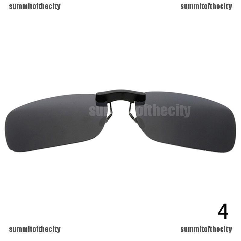 [THỜI TRANG NAM]Polarized Clip On Driving Glasses Sunglasses Day Vision UV400 Lens Night Vision