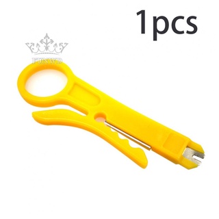 【FUNWD】Wire Stripper 1pcs Multi-function Safe Tool Yellow Convenient High-quality