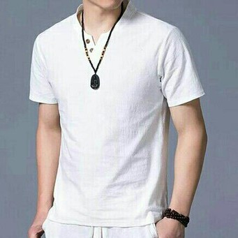 HÀNG HÓT [FREESHIP _50K] Áo Đũi Nam Cổ Tàu Mềm Mát Phong Cách Thời Trang Hàn Quốc