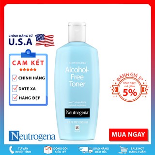 Nước Cân Bằng Da Neutrogena Alcohol-Free Toner (250mL)