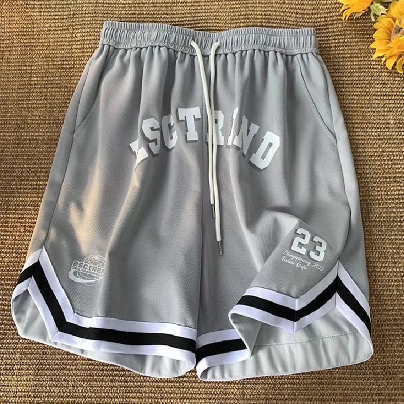 Quần Short Thể Thao Dáng Rộng In Chữ Thời Trang Hàn Quốc Cỡ Lớn M-3XL Cho Nam