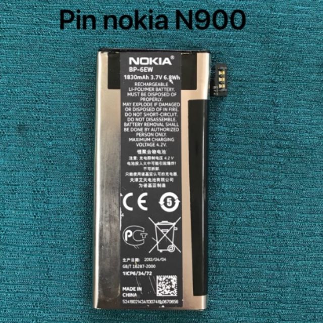 Pin thay xịn cho Nokia N900/ BP-6EW Bảo hành 6 tháng