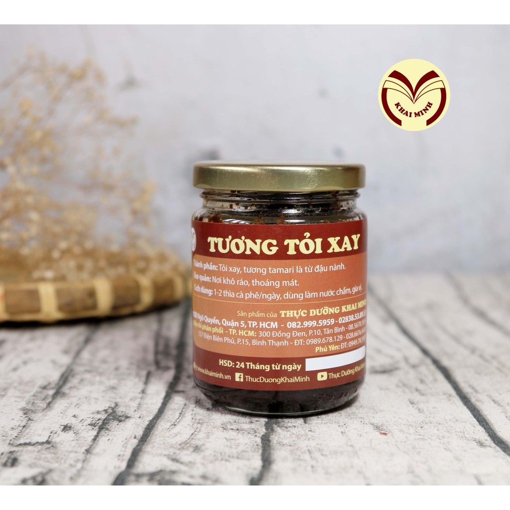 TƯƠNG TỎI XAY- 250 GR - CỬA HÀNG THỰC DƯỠNG KHAI MINH CHÍNH HÃNG