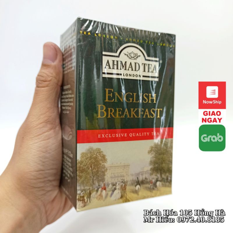 [HSD T8/2023] Trà Ahmad pha ấm English Breakfast 100g