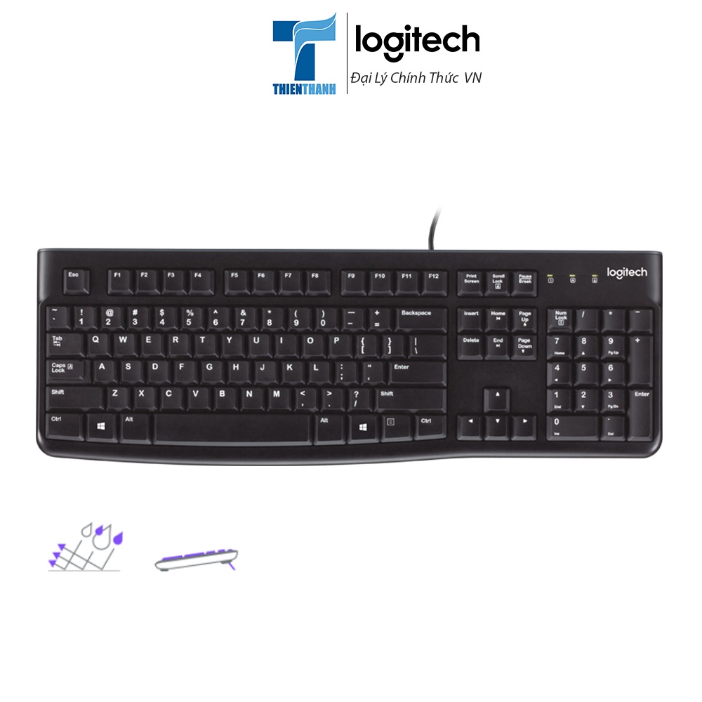 Bàn Phím Có Dây K120 Logitech