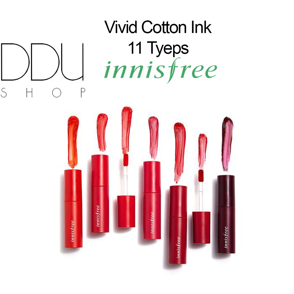 [Hàng mới về] Son Môi Innisfree Vivid Cotton Ink Màu Sắc Sống Động Chất Liệu Cotton | BigBuy360 - bigbuy360.vn