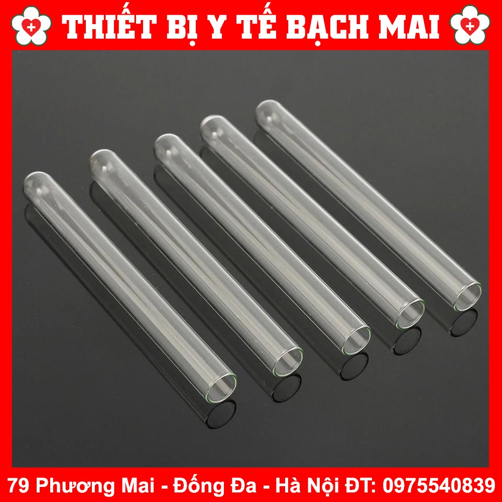 Ống Nghiệm Thủy Tinh Dùng Trong Thí Nghiệm Các Cỡ [10 Ống]