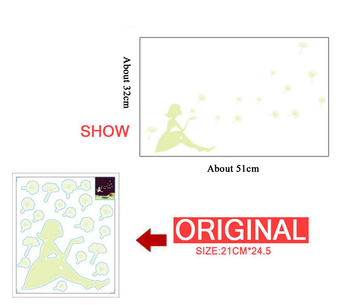 Miếng dán tường dạ quang trang trí phòng ngủ 4 kiểu độc đáo DIY | BigBuy360 - bigbuy360.vn