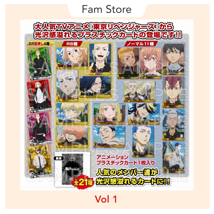 Pack Thẻ Tokyo Revengers Collector's Card