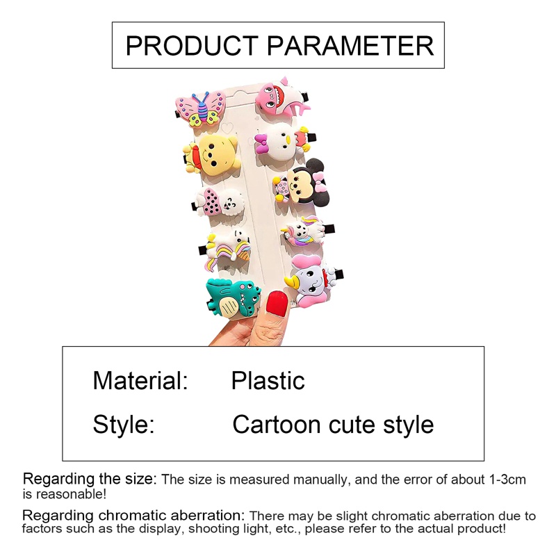 Set 10 Kẹp Tóc Hình Kỳ Lân / Kem Dễ Thương Cho Bé Gái dreamdiary