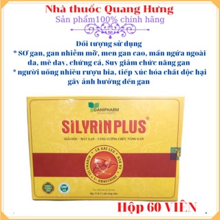 Silyrinplus - giải độc gan - mát gan- nổi mề đay (hộp 60 viên)