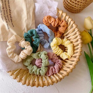 Dây buộc tóc scrunchie nhiều màu