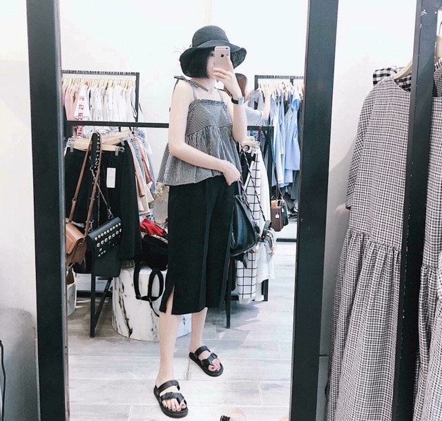 ÁO 2 DÂY KẺ BABYDOLL SIÊU PHẨM MÙA HÈ | BigBuy360 - bigbuy360.vn