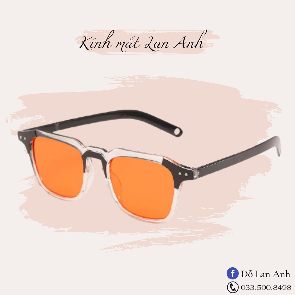 Kính Mát Nam Nữ Mắt Vuông, Phong Cách Unisex, Màu Sắc Thời Trang - LAV007