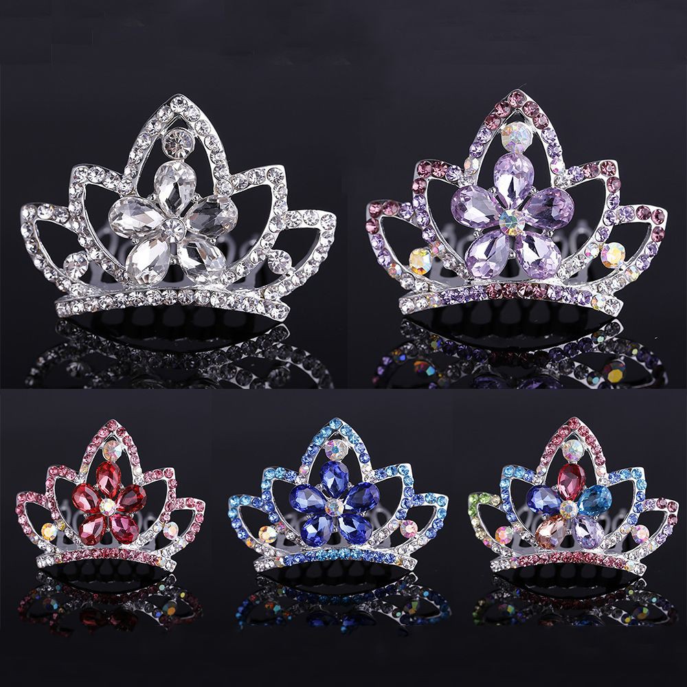 Kẹp tóc vương miện công chúa cho bé gái