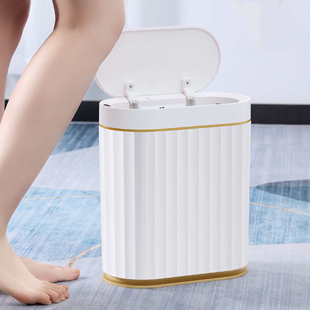 Thùng Rác Cảm Biến Thông Minh Chống Nước IPX5 Cho Nhà Ở / Khách Sạn