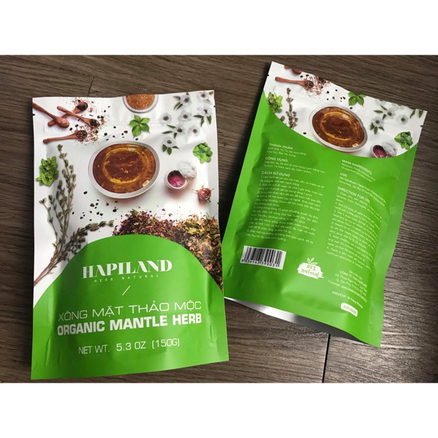 Xông mặt thảo mộc ORGANIC MANTLE HERB