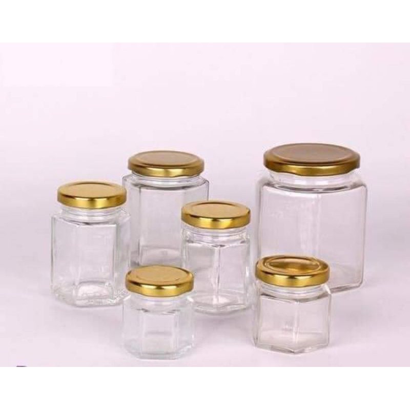 HŨ THỦY TINH LỤC GIÁC CÁC CỠ | BigBuy360 - bigbuy360.vn