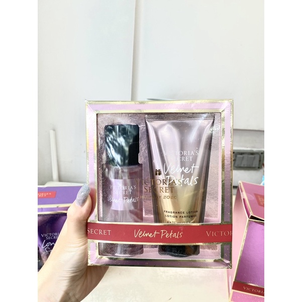 |Auth| Set quà body mist + body lotion Victoria’s secret mini size | Thế Giới Skin Care