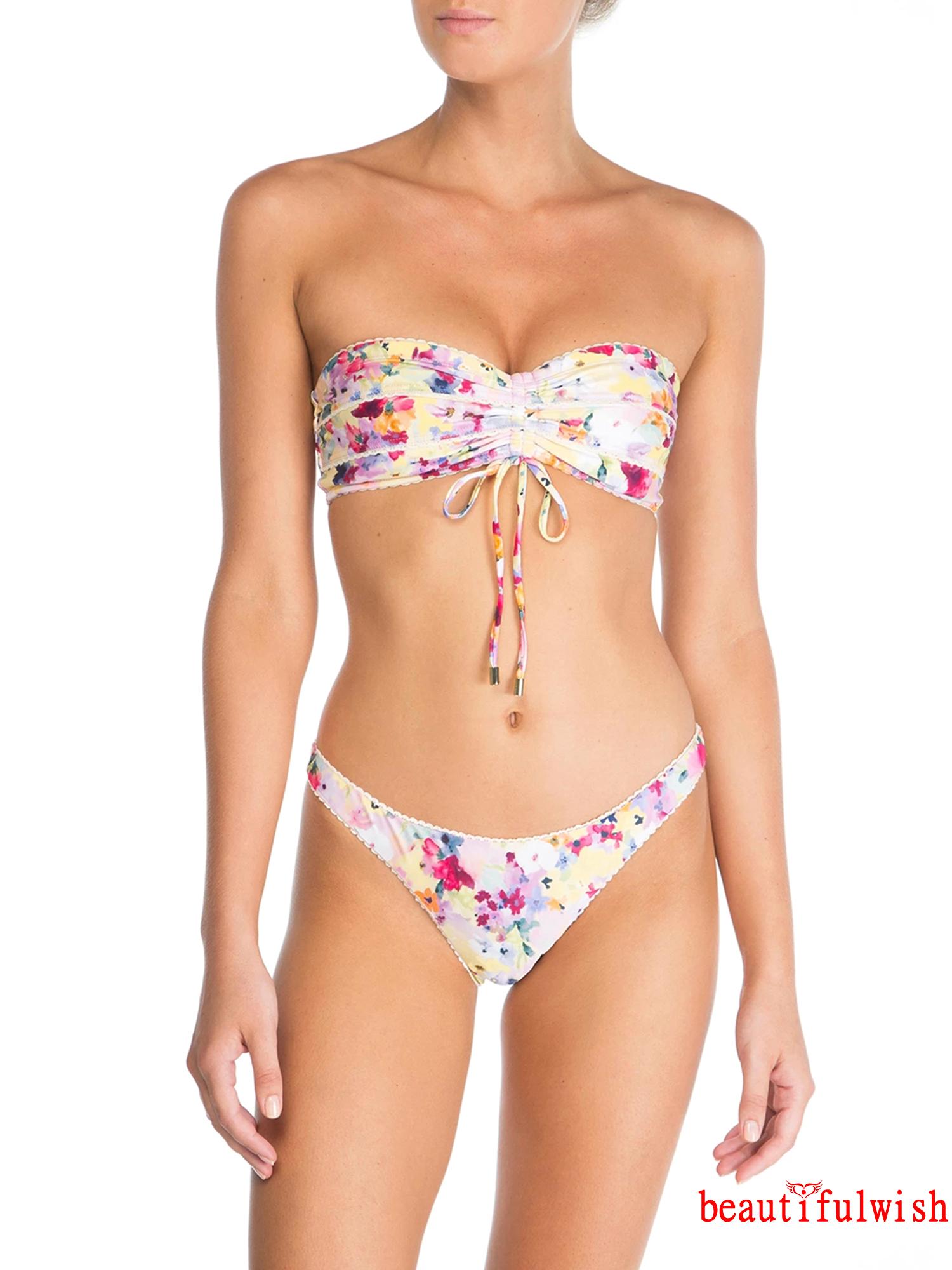 Set Đồ Tắm In Họa Tiết Hoa Quyến Rũ Dành Cho Nữ | BigBuy360 - bigbuy360.vn