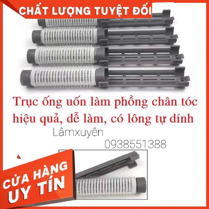 Bộ uốn phồng chân tóc bằng ống cuốn dính hộp 14 cái FREESHIP  Sử dụng để uốn lạnh phồng chân tóc các salon tóc cá nhân