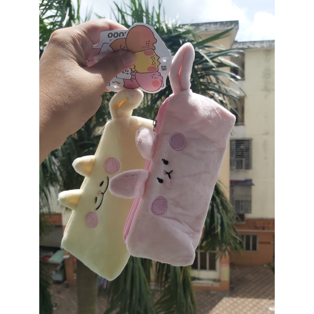Hộp/túi đựng bút Daiso mềm mại dễ thương