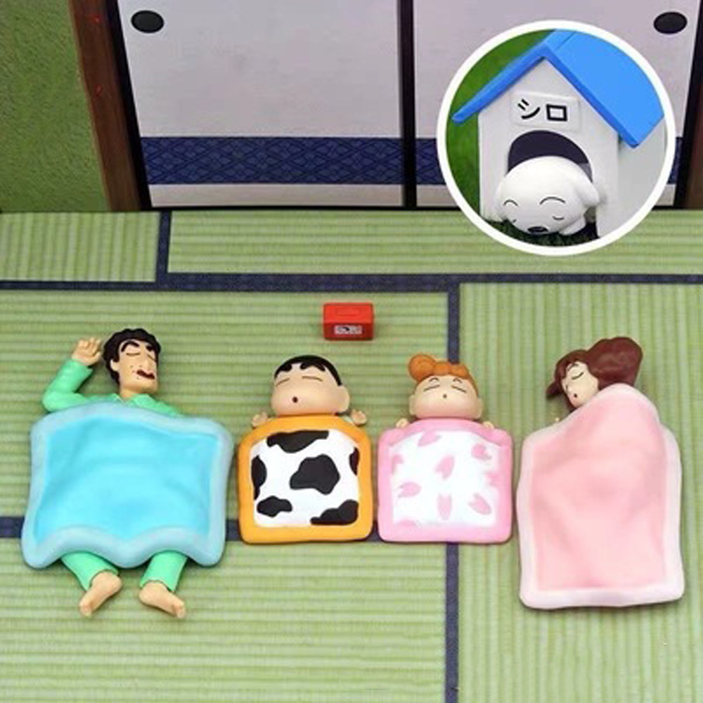 SHINCHAN Set 5 Mô Hình Nhân Vật Phim Anime Độc Đáo Chất Lượng Cao