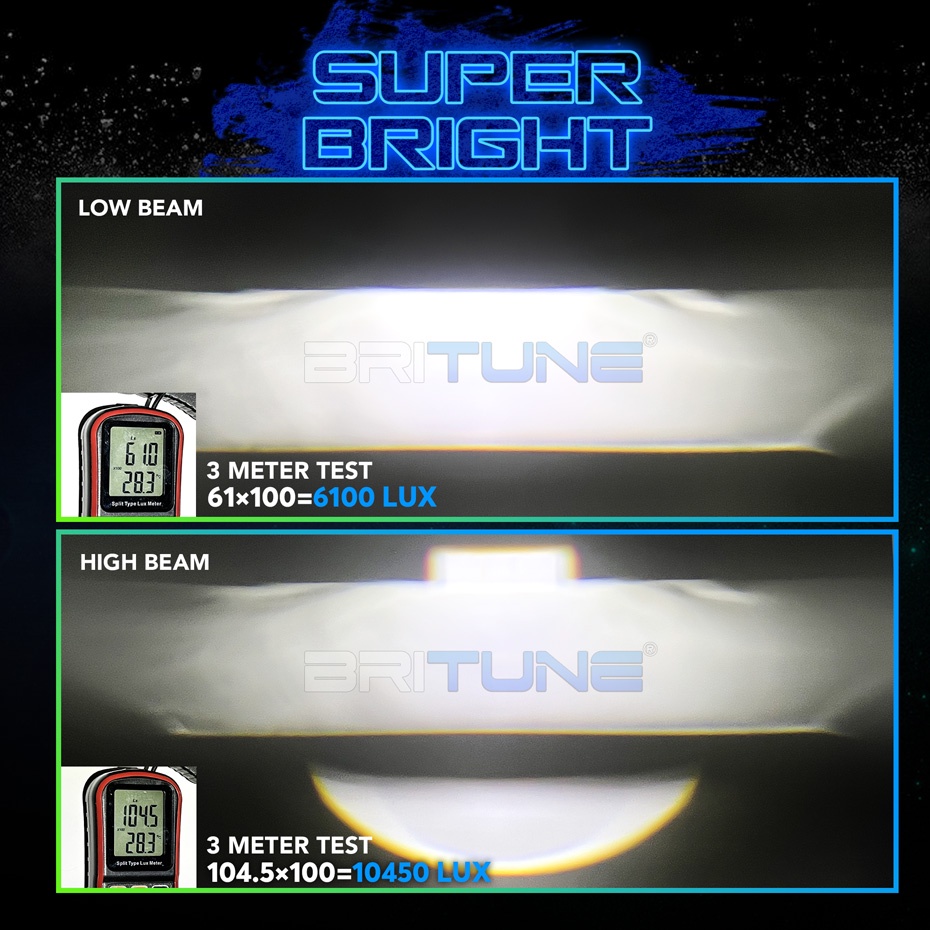 Đèn Pha LED 2 inch 110W 10000 LUX Chất Lượng Cao Cho Xe Hơi / Xe Máy