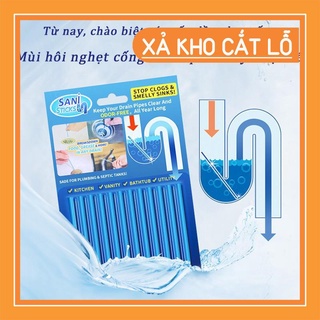 [FREE SHIP] Que thông tắc cống, bồn rửa (vỉ gồm 12 que) [XẢ KHO HOT]
