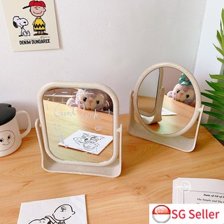Image of 【SG Local Stock】Makeup Mirror Rotary Japanese Fashion Cosmetic Mirror Student Dormitory