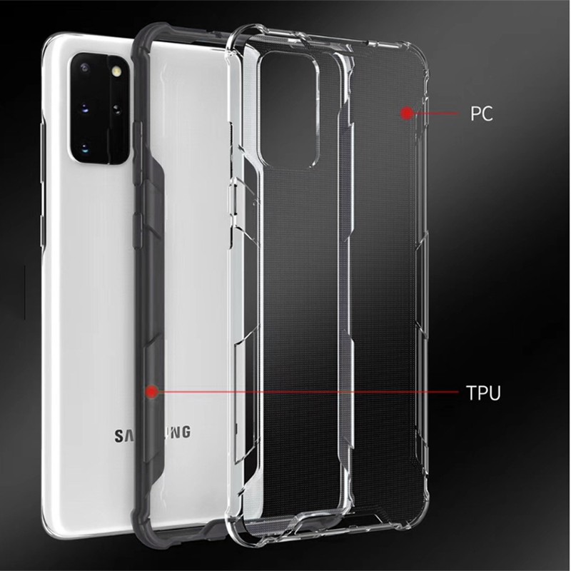 Ốp Điện Thoại PC+TPU Trong Suốt Chống Sốc Cho Redmi Note 9s 9 Pro Max 10X Note 8 Pro 8T M2 Pro Prime