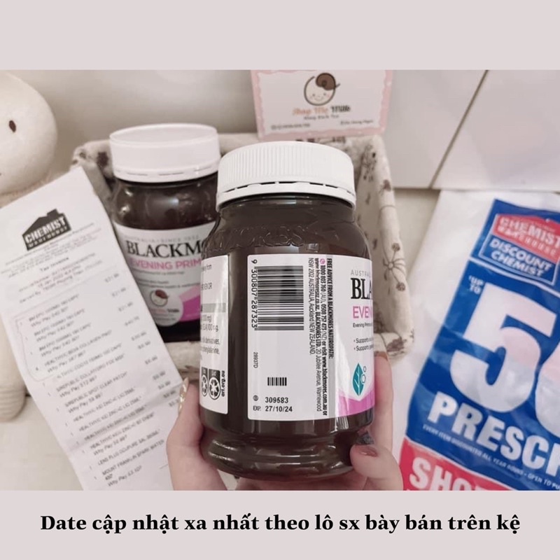 Viên tinh dầu anh thảo Blackmores Úc 190 viên 🌼🇦🇺