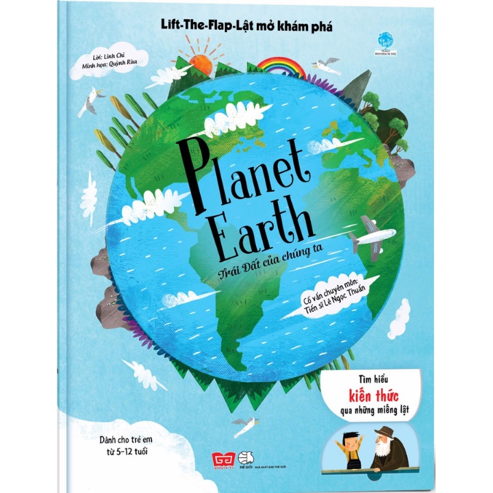 Sách - Lift-The-Flap - Lật Mở Khám Phá - Planet Earth - Trái Đất Của Chúng Ta