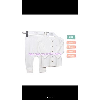 NOUS -  Nous cho bé yêu bộ cài thẳng trắng trơn