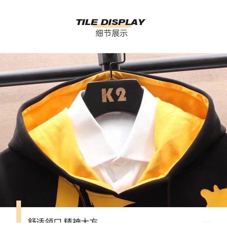 Áo Hoodie Tay Dài Dáng Rộng In Họa Tiết Hoạt Hình Thời Trang Thu Đông Cho Nam