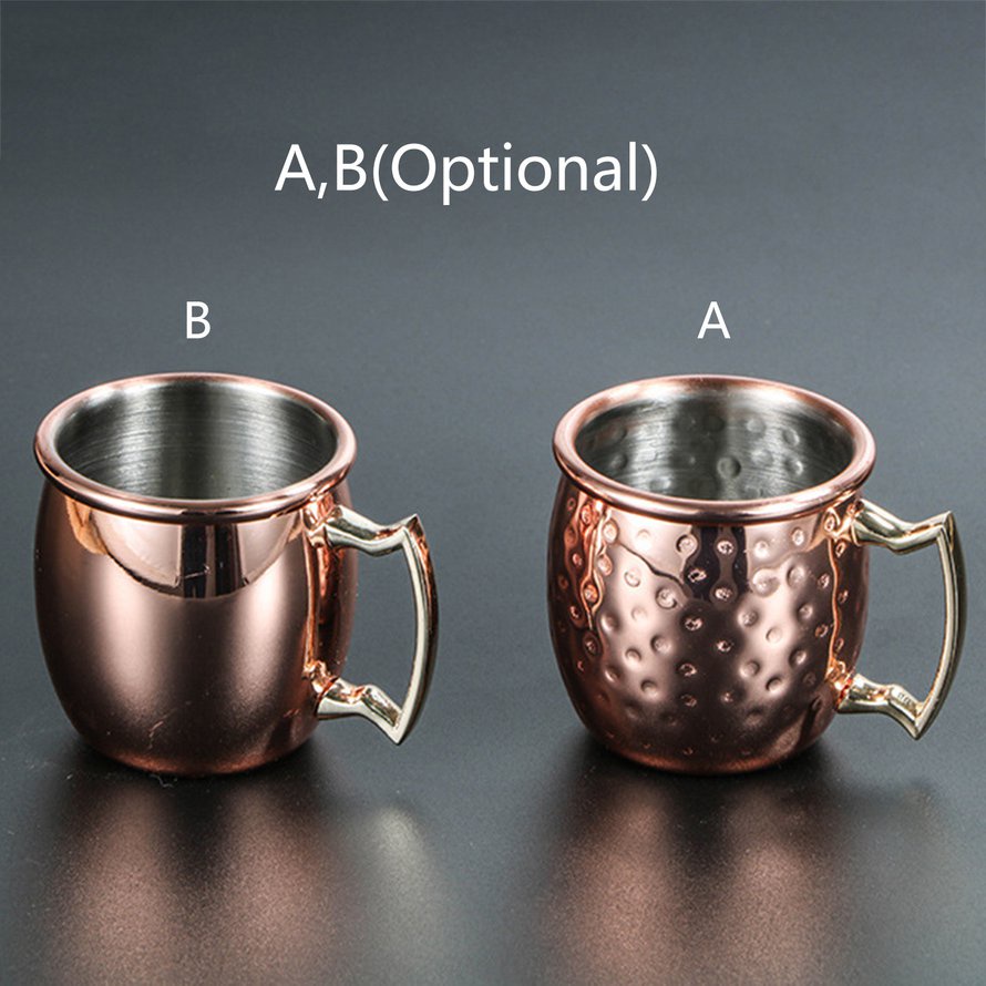 60ml Mini Hammered Moscow Mule Mug Espresso Mugs Shot Glasses Dễ thương 2oz Mugs