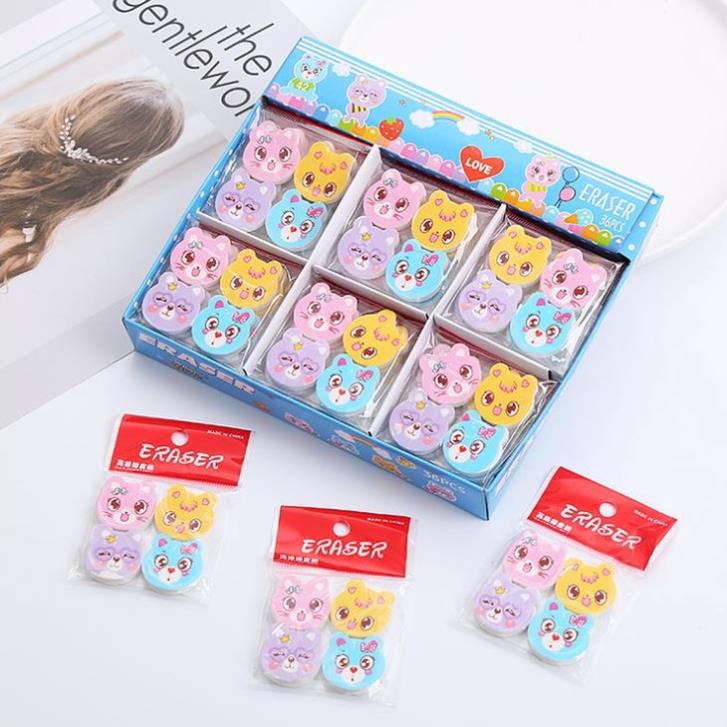 Set 4 cục gôm icon Dễ Thương H03