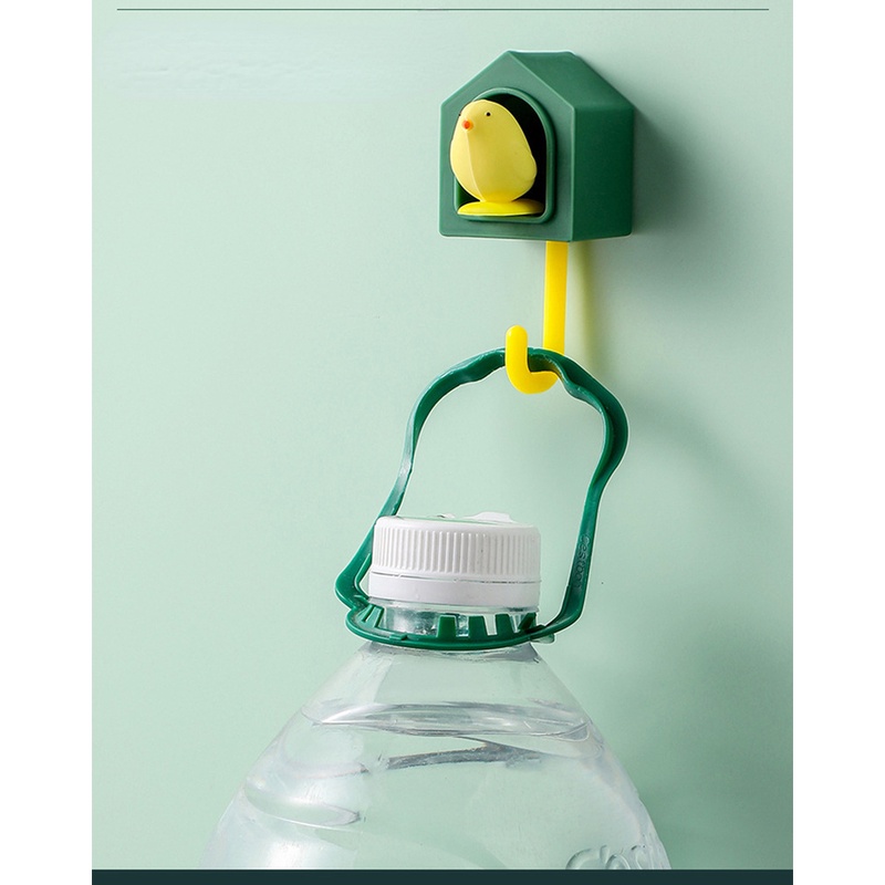 Móc Treo Khăn Tắm Gắn Tường Hình Chú Chim Độc Đáo Tiện Dụng